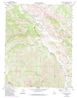 Bickmore Canyon USGS topographic map 36121e2