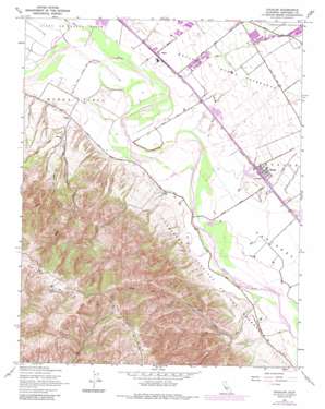 Chualar USGS topographic map 36121e5