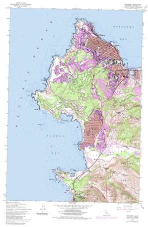 Monterey USGS topographic map 36121e8