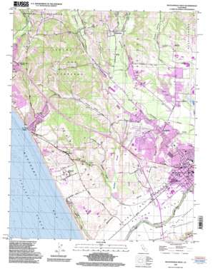 Watsonville West USGS topographic map 36121h7