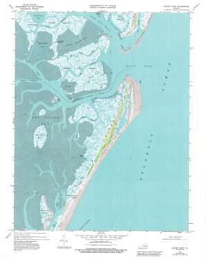Quinby Inlet topo map