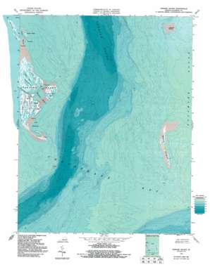 Goose Island USGS topographic map 37075g8
