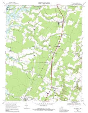 Hallwood USGS topographic map 37075h5