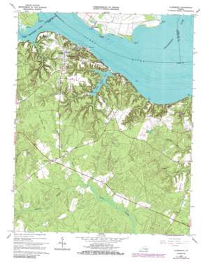 Claremont USGS topographic map 37076b8