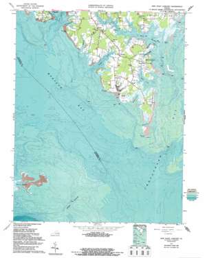 New Point Comfort topo map