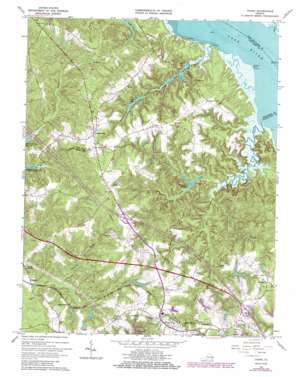 Toano USGS topographic map 37076d7