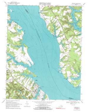 Urbanna USGS topographic map 37076f5