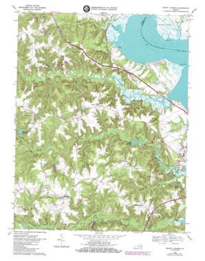 Mount Landing USGS topographic map 37076h8