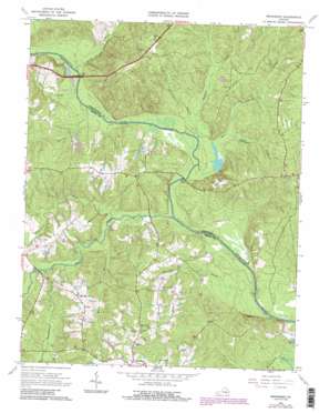 Mannboro USGS topographic map 37077c7