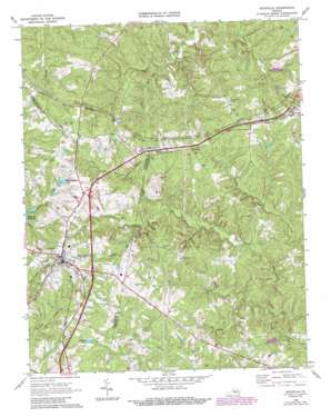 Keysville USGS topographic map 37078a4