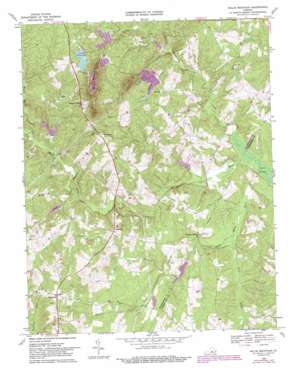 Willis Mountain USGS topographic map 37078d4
