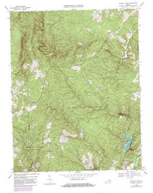 Holiday Lake USGS topographic map 37078d6