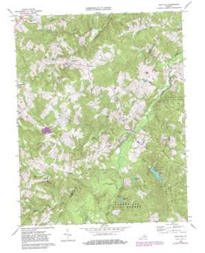 Gold Hill topo map