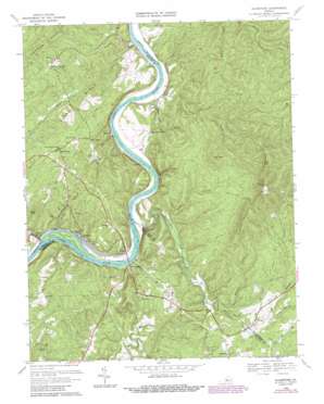 Gladstone USGS topographic map 37078e7