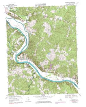 Cartersville USGS topographic map 37078f1