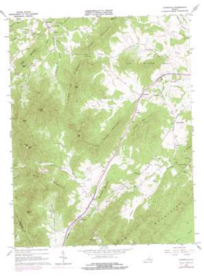 Covesville USGS topographic map 37078h6