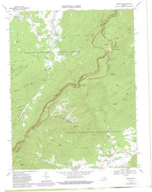 Sherando USGS topographic map 37078h8