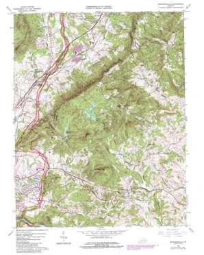 Roanoke USGS topographic map 37079c7