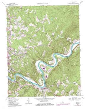 Kelly USGS topographic map 37079d1
