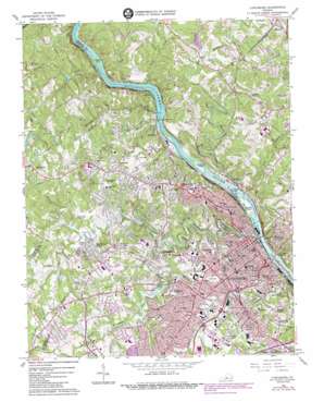 Boonsboro USGS topographic map 37079d2