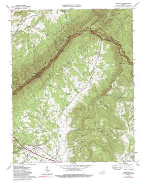 Montvale USGS topographic map 37079d6