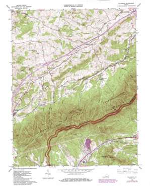 Villamont USGS topographic map 37079d7