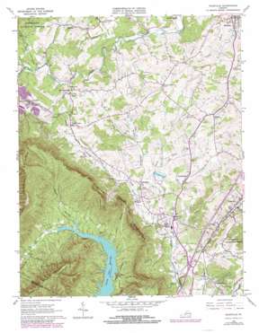 Daleville USGS topographic map 37079d8