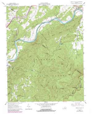 Arnold Valley topo map