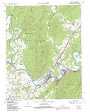 Buchanan USGS topographic map 37079e6