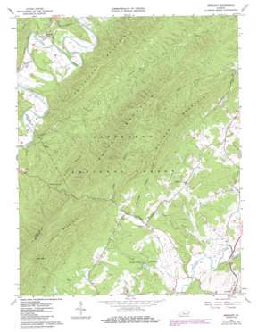 Oriskany USGS topographic map 37079e8