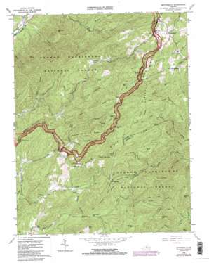 Montebello USGS topographic map 37079g2