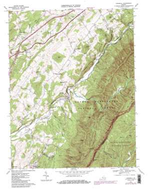 Cornwall USGS topographic map 37079g3