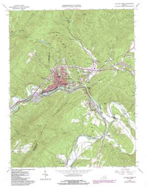 Clifton Forge USGS topographic map 37079g7