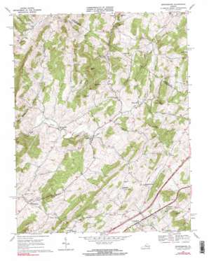 Brownsburg USGS topographic map 37079h3