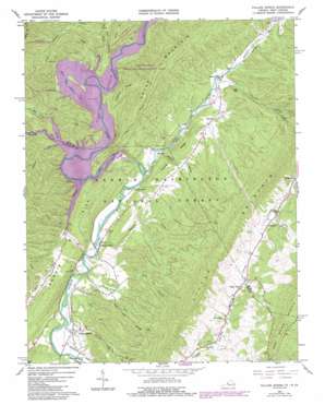 Falling Spring USGS topographic map 37079h8