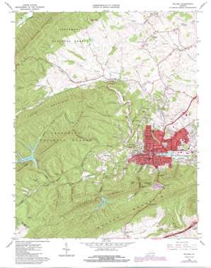 Pulaski USGS topographic map 37080a7