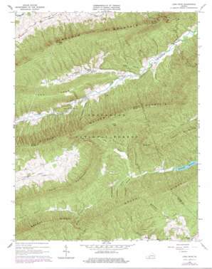 Long Spur USGS topographic map 37080a8