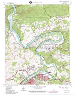 Radford North USGS topographic map 37080b5