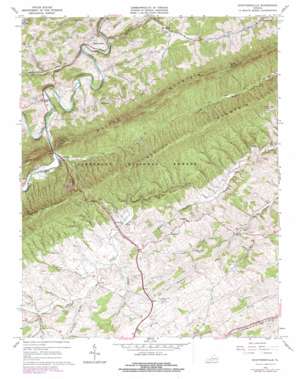 Staffordsville topo map