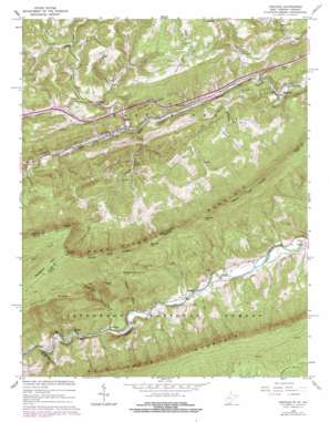 Oakvale USGS topographic map 37080c8