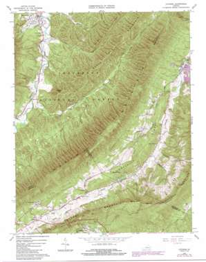 Looney USGS topographic map 37080d1