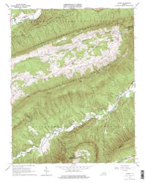 Looney USGS topographic map 37080d2