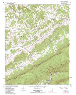 Lindside USGS topographic map 37080d6