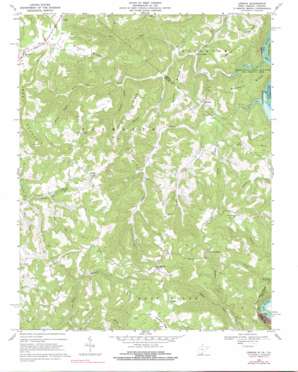 Lerona USGS topographic map 37080d8