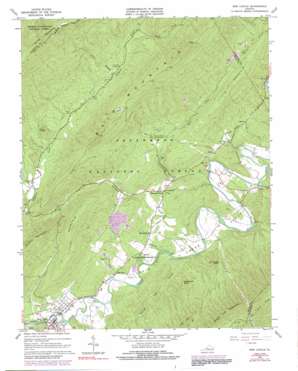 New Castle USGS topographic map 37080e1