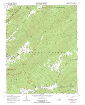 Potts Creek USGS topographic map 37080e2