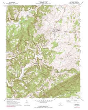 Union USGS topographic map 37080e5