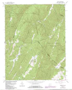 Glace USGS topographic map 37080f3