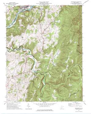 Ronceverte USGS topographic map 37080f4