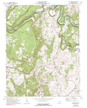 Fort Spring topo map